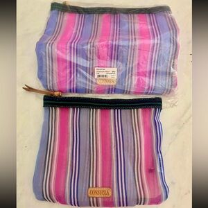 Consuela Vibrant Striped Pouches
